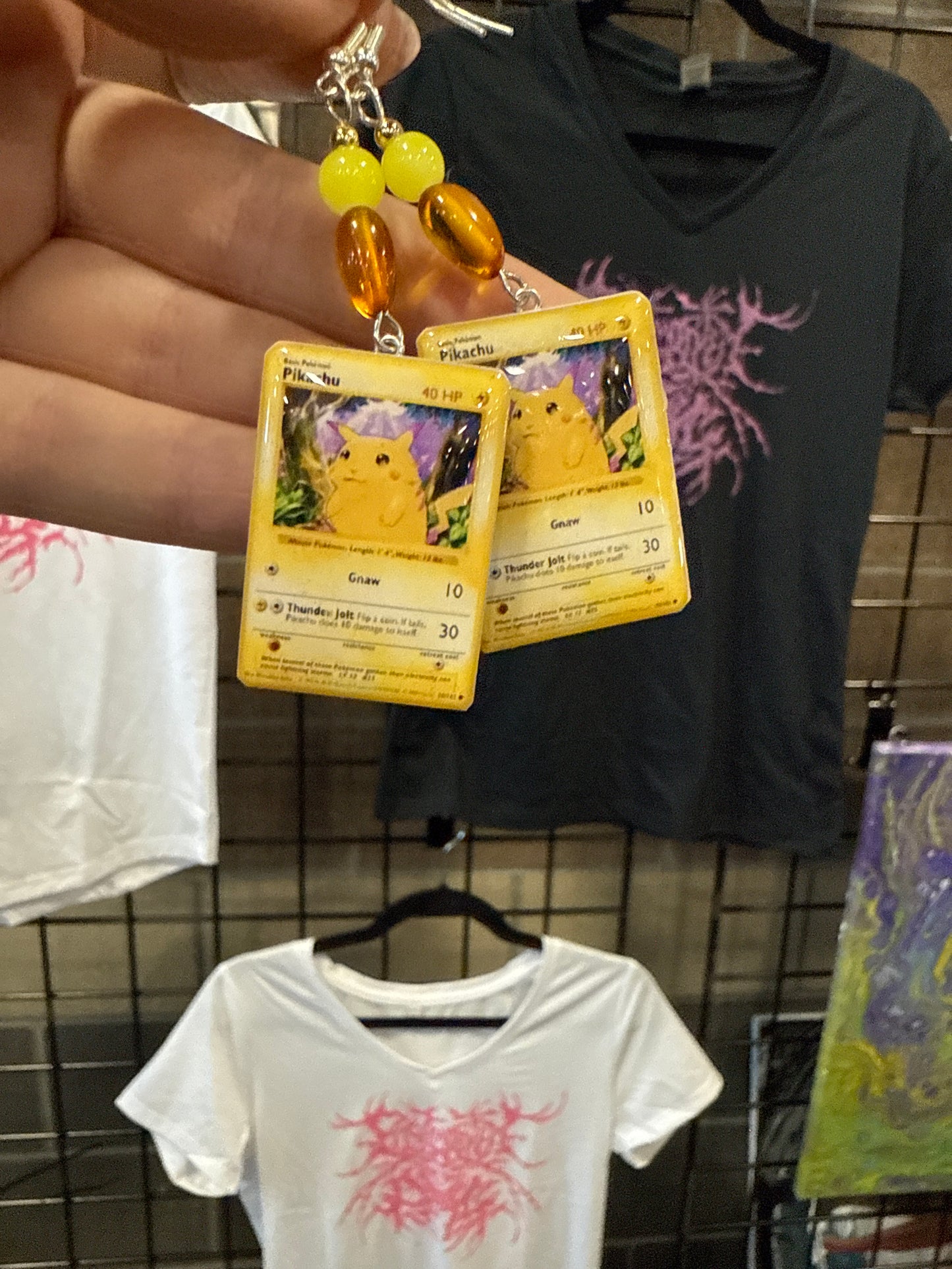 Pikachu earrings